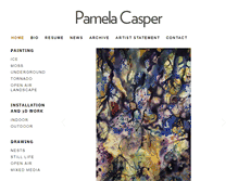 Tablet Screenshot of pamelacasper.com